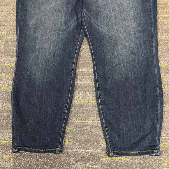 NWT Judy Blue Womens Boyfriend Fit Jeans Size 24W High Rise Dark Wash Button Fly - Picture 2 of 11
